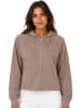 Sweatjacke "Fionale" in Taupe