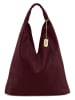 Anna Morellini Leren schoudertas "Chersilina" rood - (B)40 x (H)48 x (D)2 cm