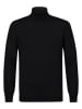 PROFUOMO Wollrollkragenpullover in Schwarz