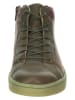 Think! Leder-Sneakers "Kumi" in Khaki/ Bordeaux