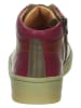 Think! Leder-Sneakers "Kumi" in Khaki/ Bordeaux