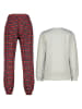 Vingino Pyjama in Grau/ Rot