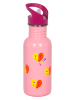 Die Spiegelburg Trinkflasche "Herz - Kleine Freunde" in Rosa - 500 ml