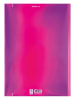 folia PAPER Teczka "Iridescent" w kolorze różowym
