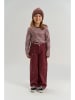 The NEW Longsleeve "Moore" in Bordeaux/ Weiß