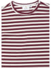 The NEW Longsleeve "Moore" in Bordeaux/ Weiß