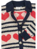 The NEW Cardigan "Vallie" in Beige/ Dunkelblau