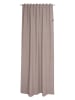 Schöner Wohnen Decogordijn ''Solo'' beige - (L)250 x (B)130 cm
