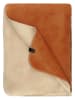 Schöner Wohnen Plaid ''Favorit'' in Orange - (L)200 x (B)150 cm