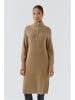 Oui Strickkleid in Beige