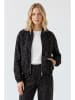 Oui Übergangsjacke in Braun/ Schwarz