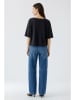 Oui Shirt in Schwarz