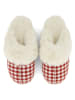 Hunkemöller Pantoffels "Reya Check" crème