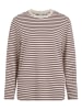 Longsleeve "Viraluna" in crème/bordeaux