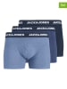 Jack & Jones 3er-Set: Boxershorts in Hellblau/ Blau/ Dunkelblau