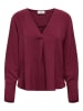 JDY Bluse "Lion" in Bordeaux