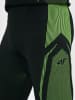 4F Legginsy termiczne w kolorze czarno-zielonym