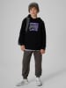 4F Hoodie in Schwarz