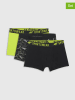 4F 3er-Set: Boxershorts in Schwarz/ Neongrün