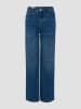 OPUS Spijkerbroek - wide leg blauw