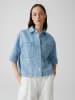 OPUS Spijkerblouse lichtblauw