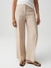 OPUS Leinen-Hose in Beige