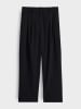 OPUS PANTS Spodnie w kolorze czarnym