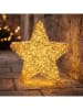 Lotti LED-Dekoleuchte "Stern" in Roségold - (B)58 x (H)58 x (T)8 cm