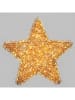 Lotti LED-Dekoleuchte "Stern" in Roségold - (B)58 x (H)58 x (T)8 cm