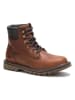 CAT Leder-Boots "Deplete" in Hellbraun