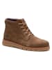 CAT Leder-Boots "Chukka" in Braun
