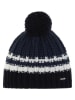 Eisbär Muts "Kova" wit/donkerblauw