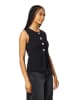 Scotch & Soda Top dzianinowy w kolorze czarnym