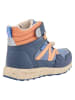 finkid Boots "Lammikko" in Blau/ Orange