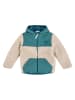Fleecejacke "Kisko" in Beige/ Petrol