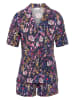 s.Oliver Pyjama in Dunkelblau/ Pink