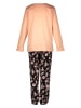 Vivance Pyjama abrikooskleurig/zwart