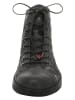 Think! Leder-Sneakers "Turna" in Schwarz