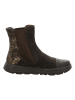 Think! Leder-Chelsea-Boots "Comoda" in Braun