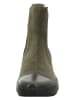 Think! Leren chelseaboots "Comoda" kaki