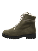 Think! Skórzane botki "Trento" w kolorze khaki