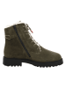 Think! Skórzane botki "Trento" w kolorze khaki