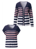 WITT WEIDEN Twinset donkerblauw/rosé