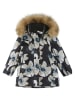 Reima Winterjacke "Muurame" in Schwarz/ Beige