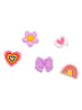moses. Notizbuch "Holo" mit Charms in Bunt ab 6 Jahren - (B)14,5 x (H)21 cm