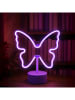 moses. Lampa dekoracyjna LED w kolorze fioletowym - 20 x 24 cm