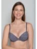 Joop! Bodywear Bügel-BH in Dunkelblau/ Grau