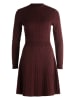 Zero Gebreide jurk bordeaux