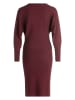 Zero Gebreide jurk bordeaux