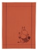 Theedoek "Moominmamma" bruin/rood - (L)70 x (B)50 cm